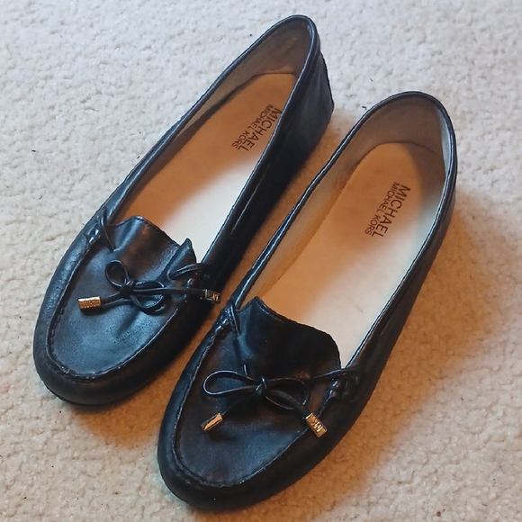 Michael Kors Shoes - Michael Kors Black Leather Loafers
